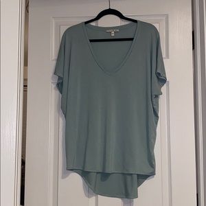 Express London Short Sleeve V- neck Tee